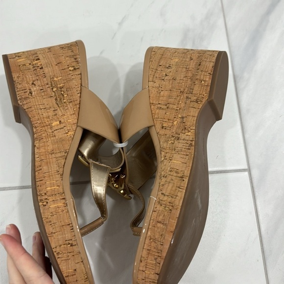 NEW! Sam Edelman Yardlie Emblem Platform Wedge Sandals - Size 10 - Picture 11 of 16